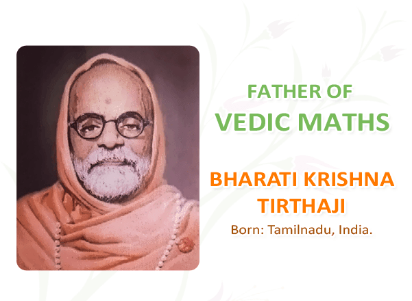 father of vedic maths
