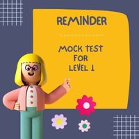 mock test for level 1